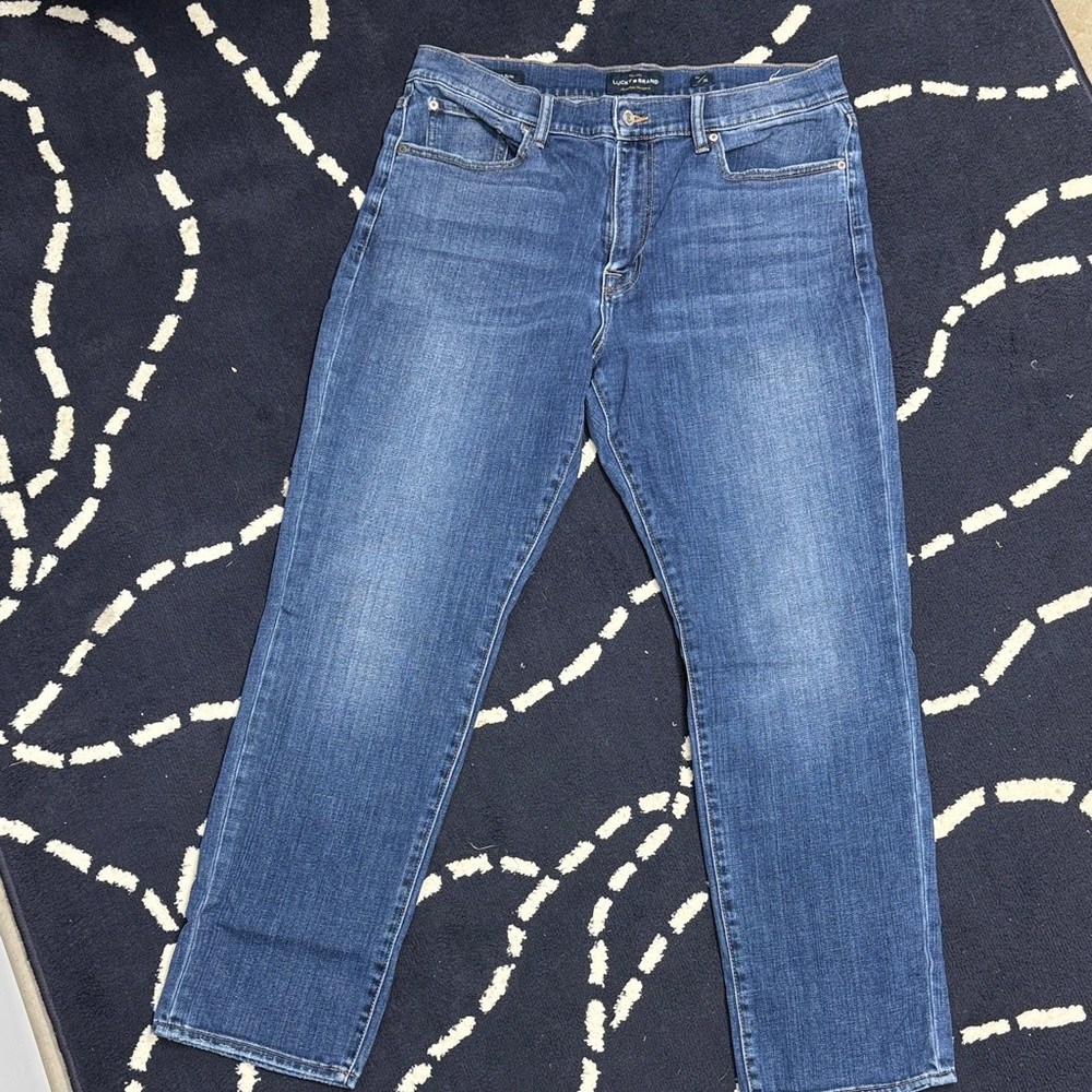 Lucky Brand Men's Straight Blue Jeans